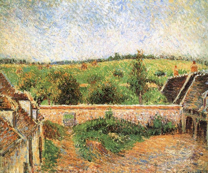 Farmer s yard, Camille Pissarro